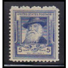 867 5c Walt Whitman Fine MNH KA2828