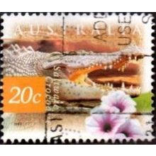 Australia 1997 Fauna & Fllora (2) 20c Value. S1.altwater Crocodile. Fine Used