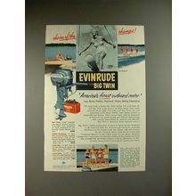 1953 Evinrude Big Twin Outboard Motor Ad, Evie Wolford