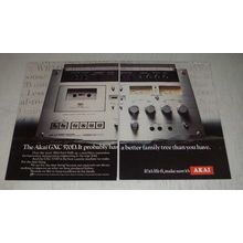 1977 Akai GXC 570D Cassette Deck Ad - Better Family Tree