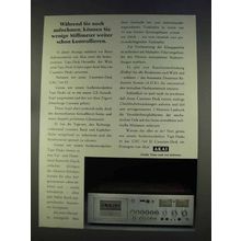 1977 Akai GXC-760 D Cassette Deck Ad - in German