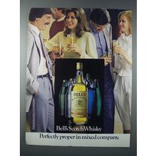 1983 Bell's Scotch Ad - Proper in Mixed Company
