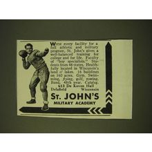 1933 St. Johns Military Academy Ad