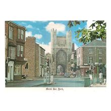 MONK BAR, YORK.unused vintage postcard by Colourmaster #