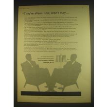 1963 South Africa House Ad - They're aliens now, aren't they