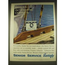 1963 Senior Service Cigarettes Advertisement