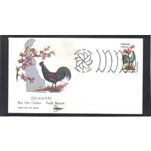FDC Gill Craft 1960a 20c Blue Hen Chicken (Cachet-U/A) CV39860