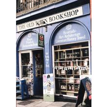 Old Town Bookshop Scottish Book Shop Military Sign Edinburgh Postcard