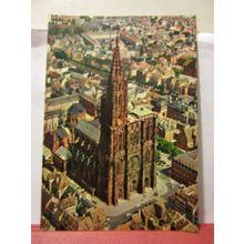 STRASBOURG CATHEDRAL, BAS RHIN, FRANCE unused vintage postcard /