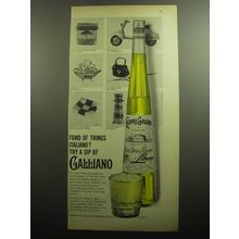 1958 Galliano Liqueur Advertisement - Fond of things Italiano? Try a sip