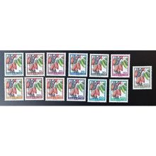 Côte d'Ivoire 2000 Mi. 1241 - 1253 Kakaobaum cacaoyer Definitives courants