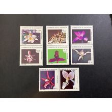 ICOLLECTZONE El Salvador 1131-1139 flowers XF NH (B200)