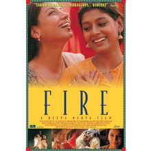Fire (1996)_1 Movie Film Poster Canvas iconic design