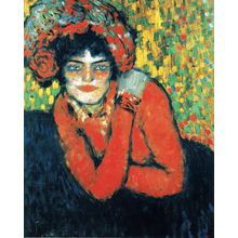 Waiting (Margot)-Picasso 1901 Poster Canvas Movie Film Print A0 A1 A2 A3 A4 A5 A
