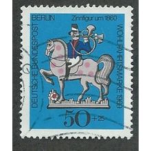 BERLIN -1969 50pf + 25 'HUMANITARIAN RELEIF FUNDS' FINE USED (EBID44-727)