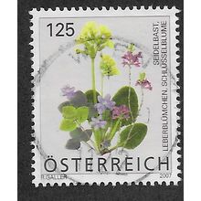 AUT 2007 125c 'FLORA DEFINITIVES ' FINE USED (EBID56-278)