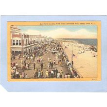 New Jersey Asbury Park Boardwalk Looking North From Convention Hall~1789