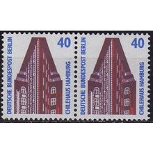 GERMANY BERLIN [1988] MiNr 0816 ( **/mnh ) [01] Sehenswürdigkeiten 2er