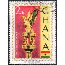 Ghana 1967 2Np Value. The Ghanna Mace. Fine Used