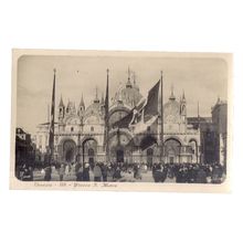 PIAZZA SAN MARCO, VENICE, ITALY unused vintage postcard St Mark's Square #