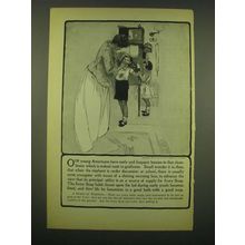 1902 Ivory Soap Ad - Our young Americans have early and frequent lessons