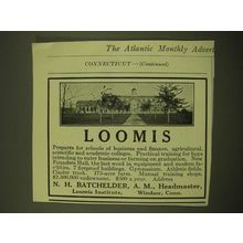 1918 Loomis School Ad - Loomis Prepares for schools of business and finance