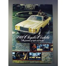 1978 Chrysler Cordoba Car Ad - Style and Taste