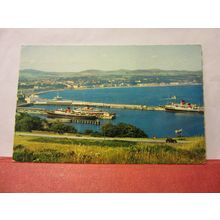 THE BAY FROM DOUGLAS HEAD, Isle of Man used postcard 1969 pm =