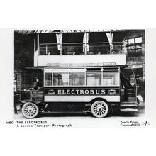 Victoria Street Electrobus Tram London Transport Photo Postcard