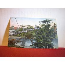 TURNERS FALLS & BRIDGE, MASSACHUSETTS, USA used antique postcard 1911 pm =