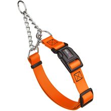 Dog Pet Martingale Collar with QR Buckle 3/4" W 11-15" L Hunter Orange