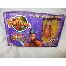 The Flintstones Bowl-o-Rama Fred Figure with accessories.