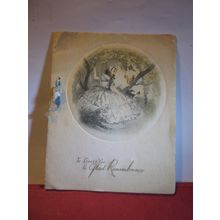 BIRTHDAY GREETINGS CARD used antique folded thick paper Alexander Baird & Son =