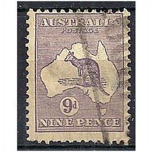 Australia 1932 SG133 9d Violet Good Used ..