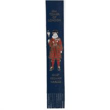 THE TOWER OF LONDON Leather Bookmark as new YEOMAN WARDER /