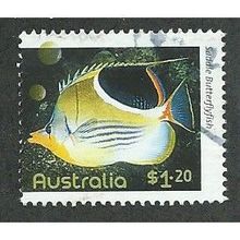 AUS 2010 $1.20 'FISHES OF THE REEF' FINE USED (EBID35-005)