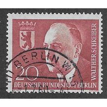 BERLIN -1960 20pf WALTHER SCHREIBER'' FINE USED (EBID63-180)