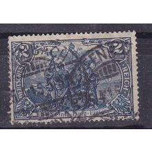 GERMANY 1902 UNION NORTH & SOUTH DEUTCHES REICH 2M VALUE USED SG94b #1