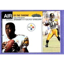 2002 Fleer Showcase Air to the Throne #AT12 KORDELL STEWART Steelers FB