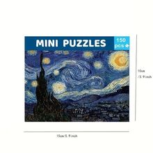 150pcs Van Gogh Starry Night Test Tube Jigsaw Puzzle – Famous Painting Gifts