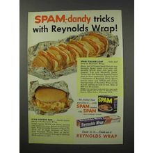 1960 Hormel SPAM Meat and Reynolds Wrap Ad - Tricks