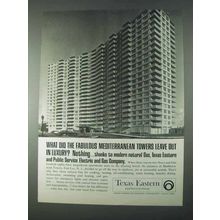 1966 Texas Eastern Transmission Ad - Towers Luxury