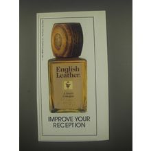 1991 English Leather Cologne Ad - Improve your reception