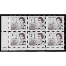 1967/1973 SG 581 - MNH (**) - block of 6