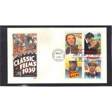 FDC Artmaster 2445-2448 25c Classic Films (Cachet-U/A) CV39227
