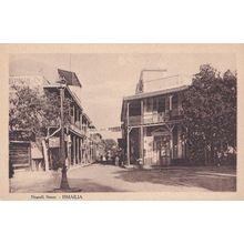 Ismailia Negrelli Street Vintage Postcard