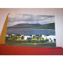 LINNHE CARAVAN PARK, Corpach, Highlands used postcard 1974 pm #