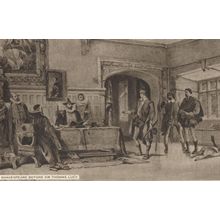 Shakespeare Before Sir Thomas Lucy Antique Tucks Postcard