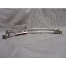 Faucet Connector Supply Line 3/8" Compression x 3/8" O.D 12" 2 Pack