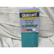 Clean Shopping Cart Handle Guard Reusable Cover Sanitary Washable Teal